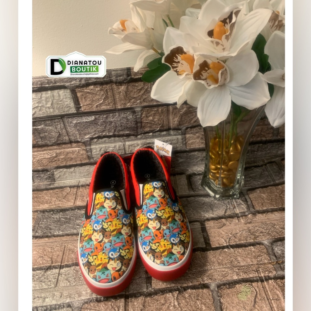 Pokémon Little & Big Kids Slip-on Sneakers 
Size 4
